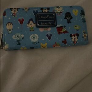 Loungefly Blue Disney Character Wallet
